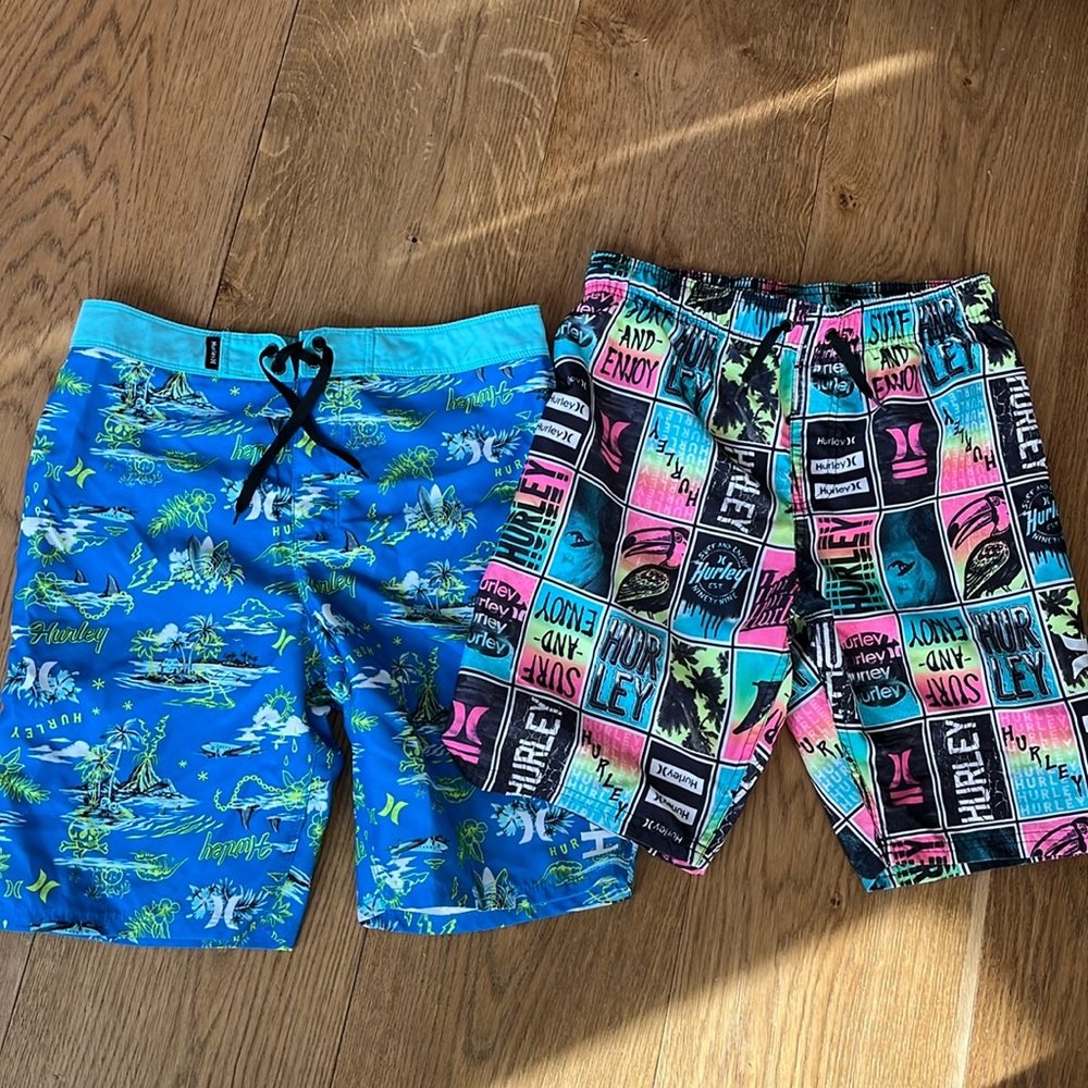 Boys Hurley swim trunks